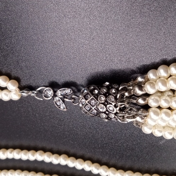 HP: VINTAGE FAUX PEARL TASSEL NECKLACE - Picture 7 of 7